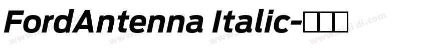 FordAntenna Italic字体转换 FordAntenna Italic字体转换